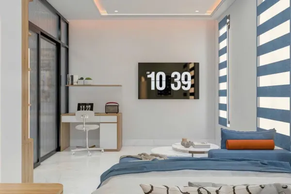 Студия, 1 спальня · 40 м² 5