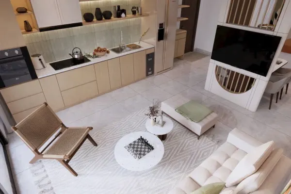 Квартира, 2 спальни · 65 м² 2