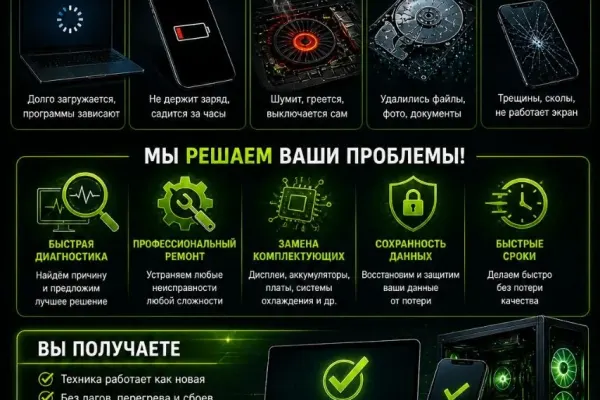 Ремонт вашего 🖥💻📱⌚️