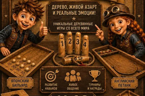 ВСТРЕЧА КЛУБА ДЕРЕВЯННЫХ ИГР СО ВСЕГО МИРА В НЯЧАНГЕ: ДЕТСКАЯ ЛИГА