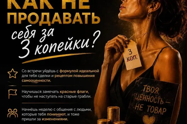 Игровой воркшоп «Как не продавать себя за 3 копейки?»