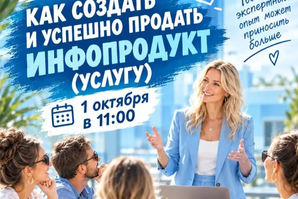 Встреча-практикум «Как создать и успешно продать инфопродукт (услугу)»