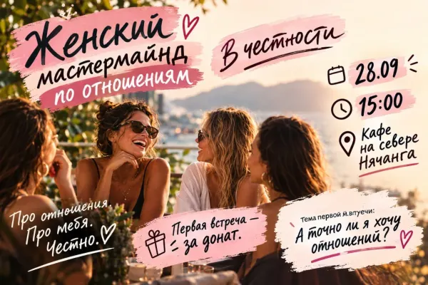 Женский мастермайнд по отношениям «В честности»
