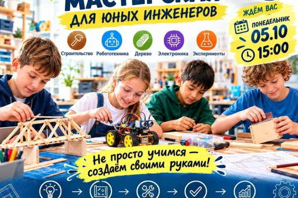 Занятие для детей: юные инженеры (строим мост)