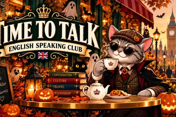 TIME TO TALK — встреча разговорного клуба английского (Halloween edition)