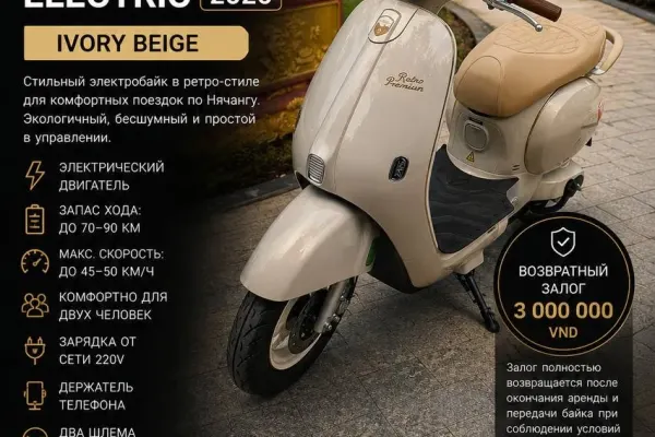 Retro Premium Electric 2026 Ivory Beige