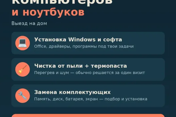 Ремонт компьютеров и ноутбуков в Нячанге