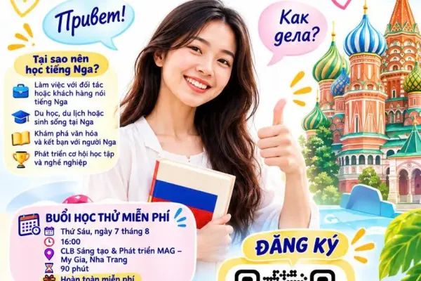 Khóa học tiếng Nga cho người Việt