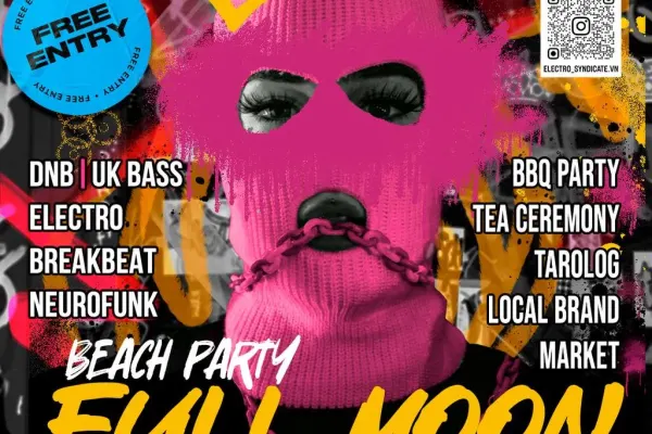 1 АВГУСТА FULL MOON Open Air на пляже в самом центре Нячанга