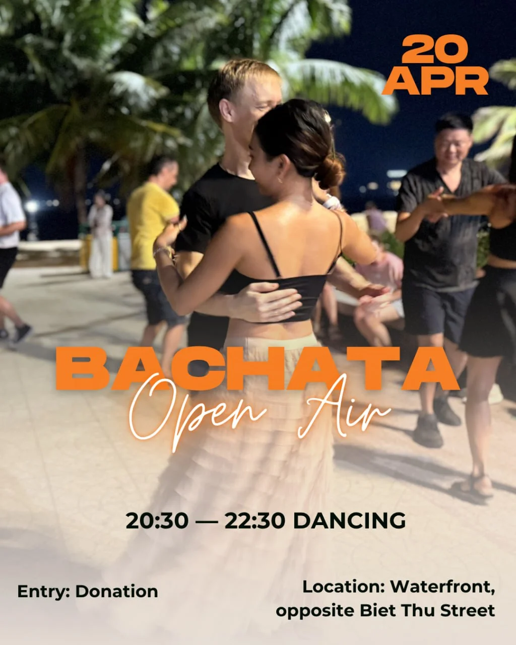 BACHATA OPEN AIR — ПОНЕДЕЛЬНИК, 20 АПРЕЛЯ!