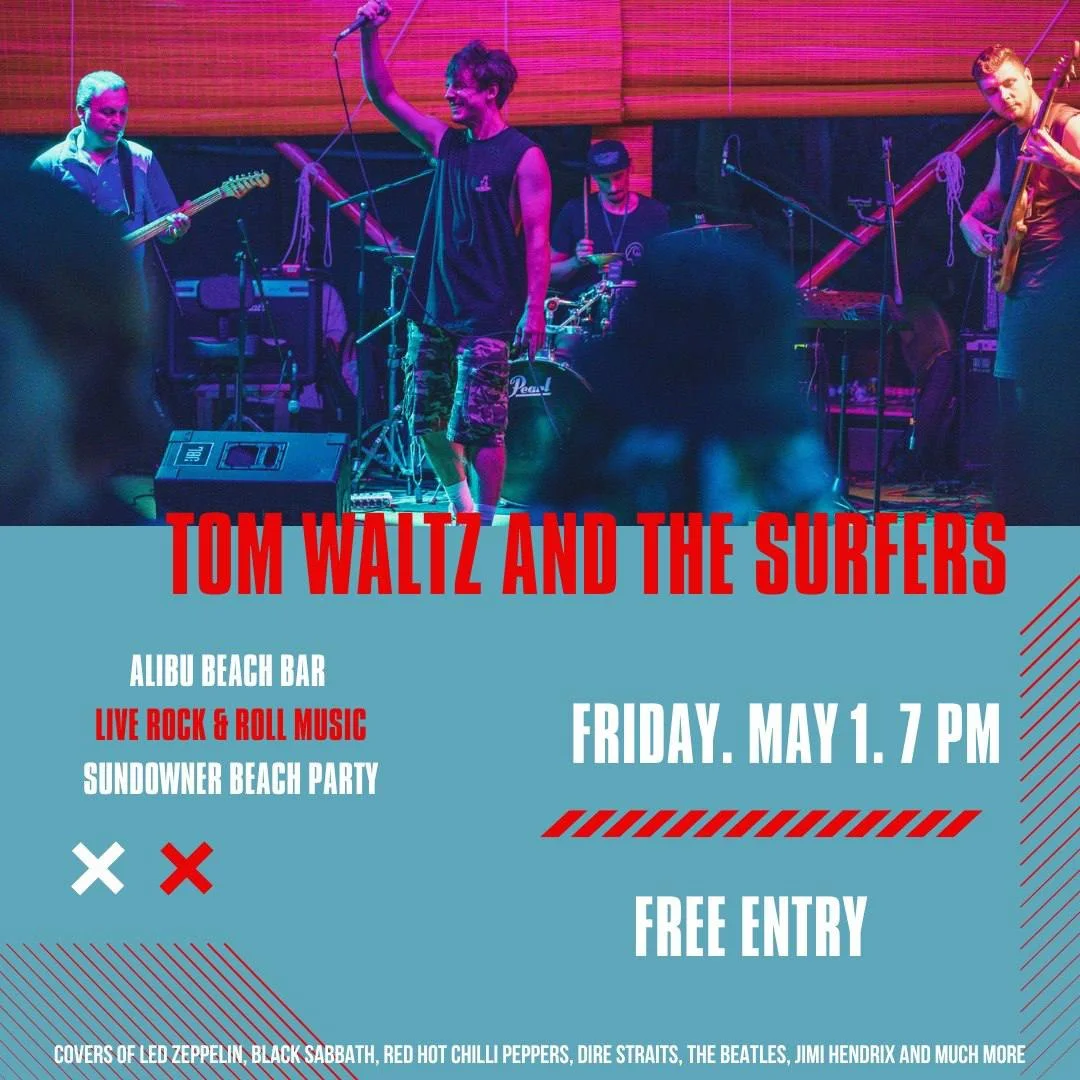 Live rock and roll music вечеринка в Alibu Resort Nha Trang