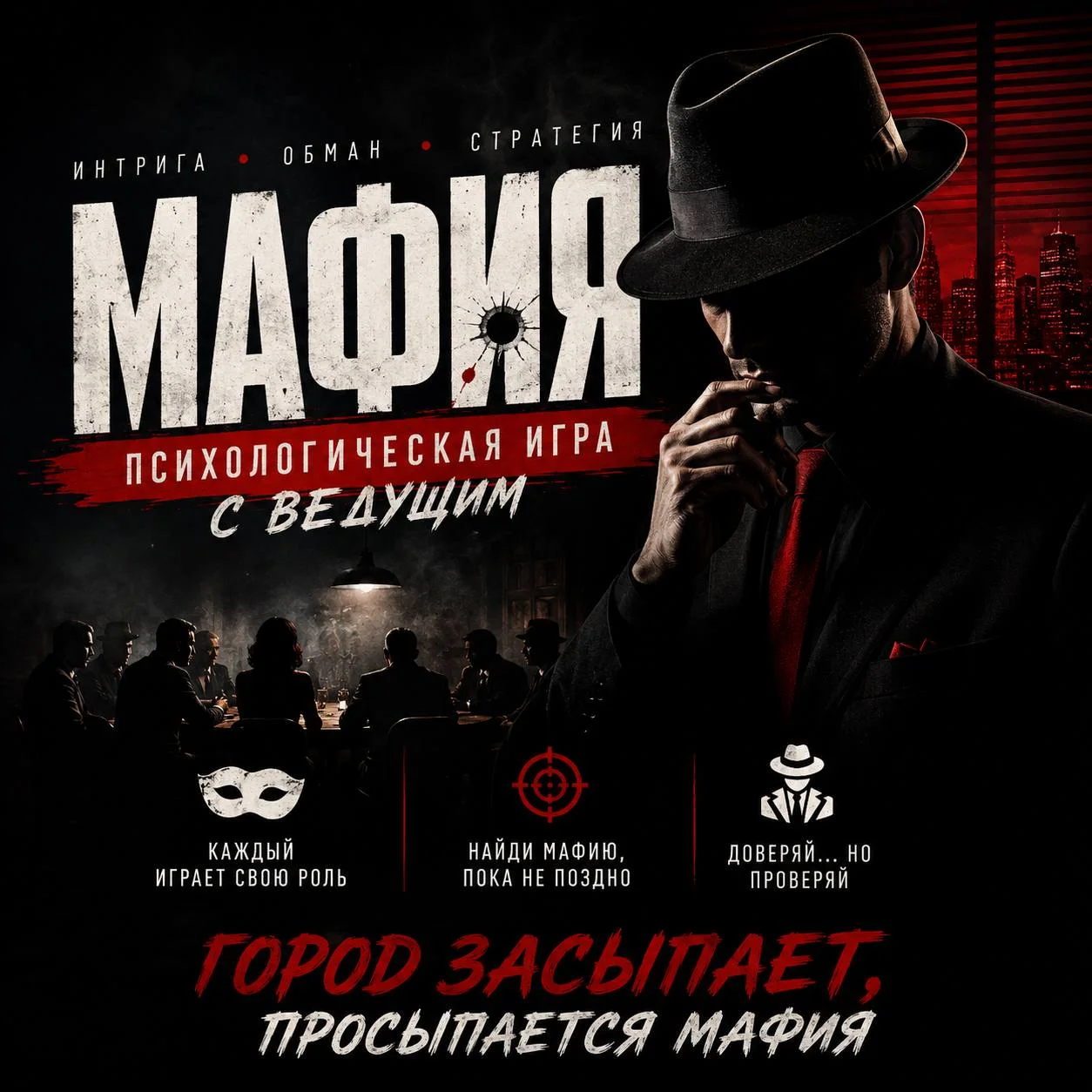 Городская мафия с рейтингом