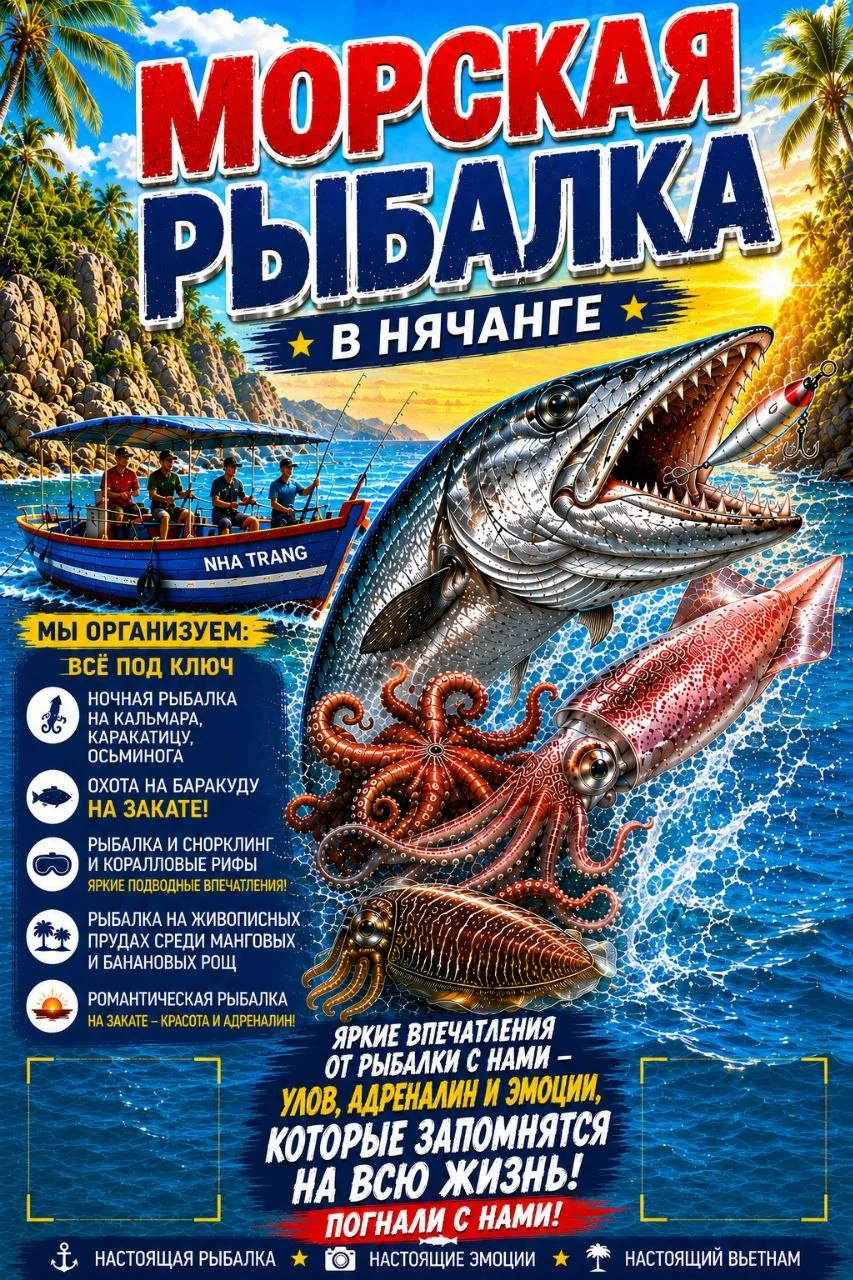 Рыбалка в Нячанге