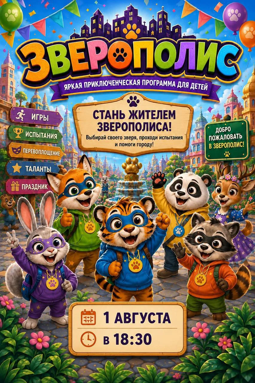 Приключенческая программа для детей