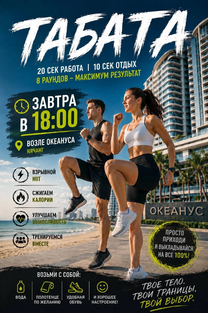Табата у турников