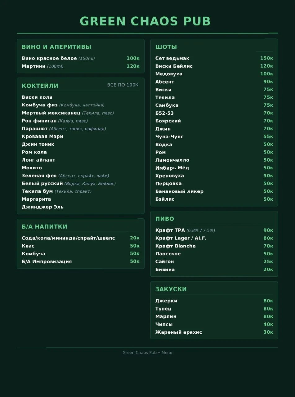 Green Chaos Pub 6