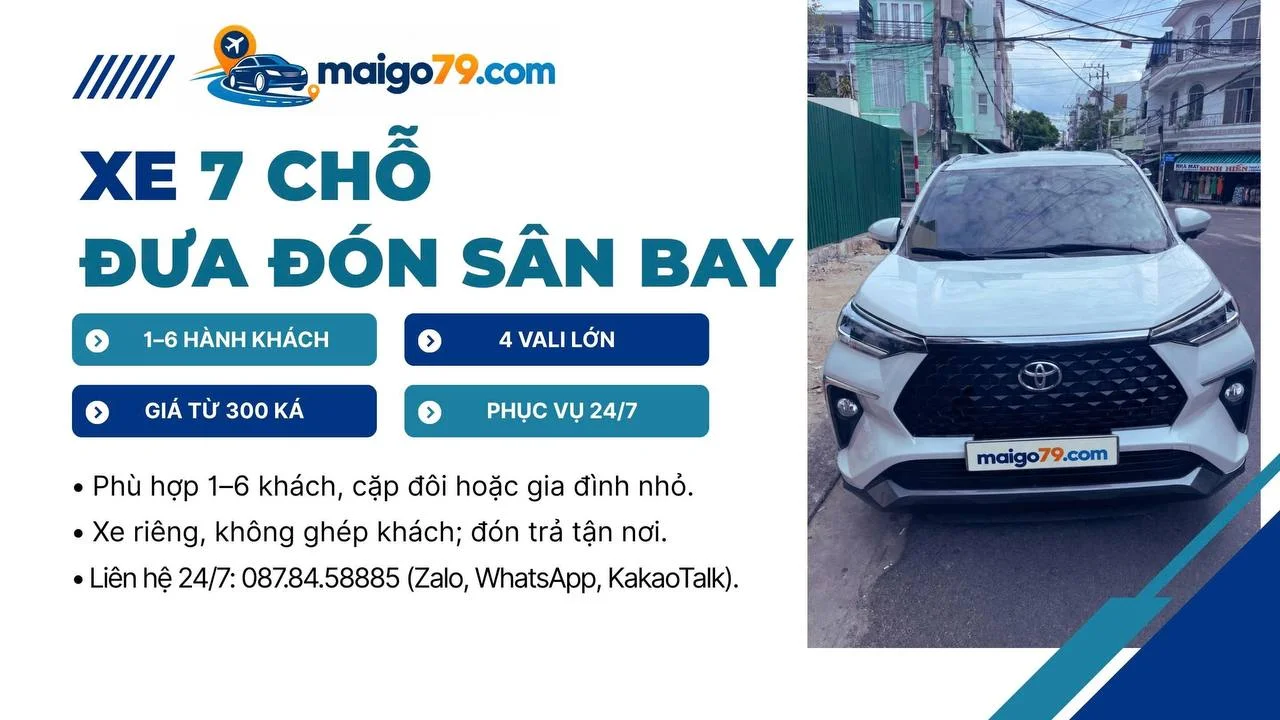 MAIGO79 — частный трансфер из аэропорта Камрань в Нячанг