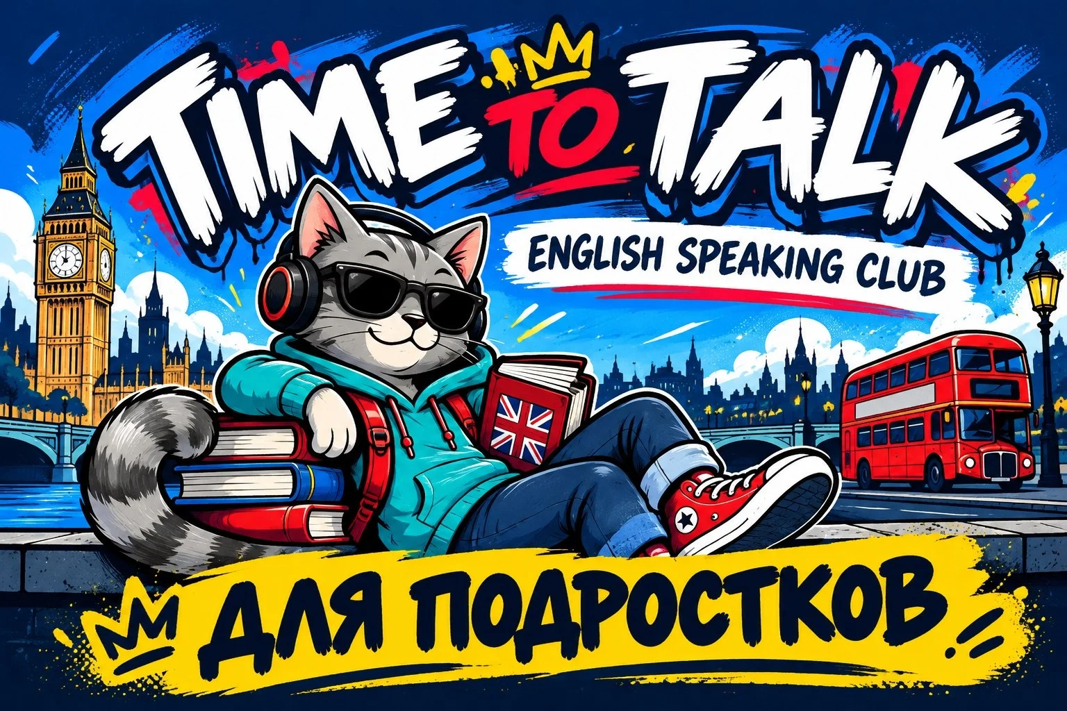 Разговорный клуб английского для подростков TIME TO TALK
