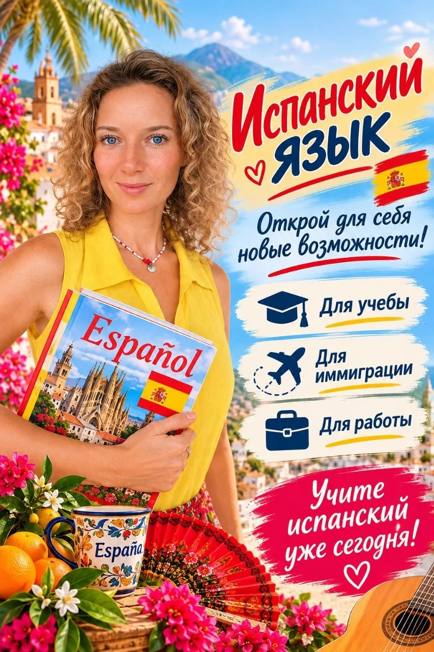 Испанский язык для взрослых (уровень A1-A2)