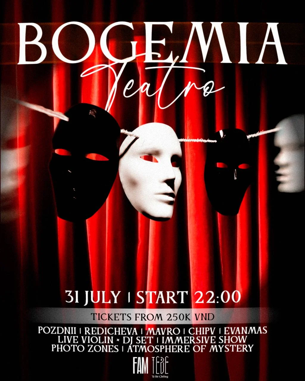 BOGEMIA TEATRO - ТВОЙ ПОВОД СИЯТЬ 31.07