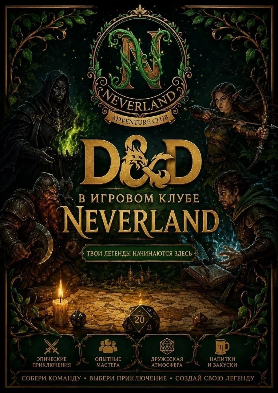 ДНД в NEVERLAND