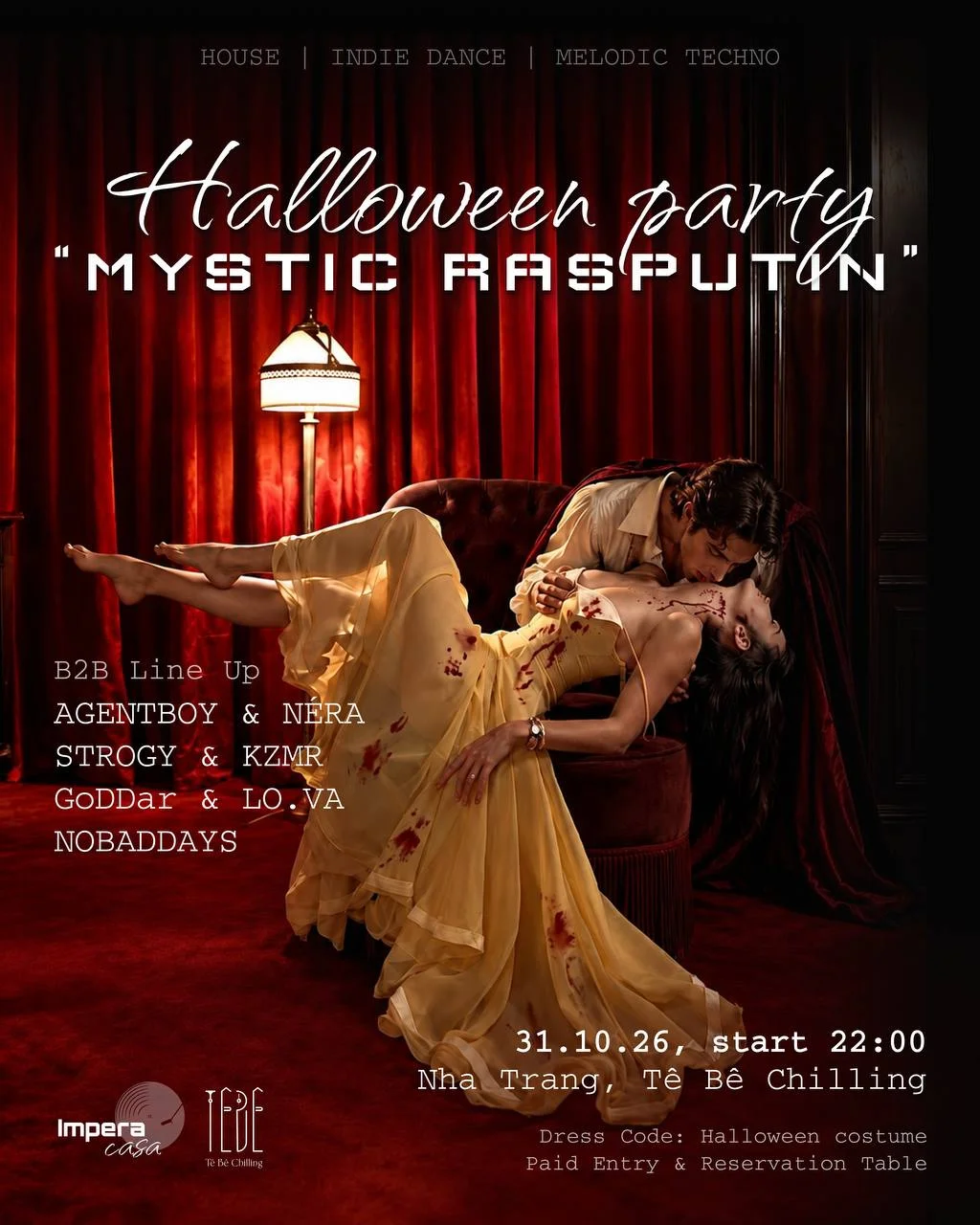 HALLOWEEN PARTY • MYSTIC RASPUTIN by IMPERA CASA