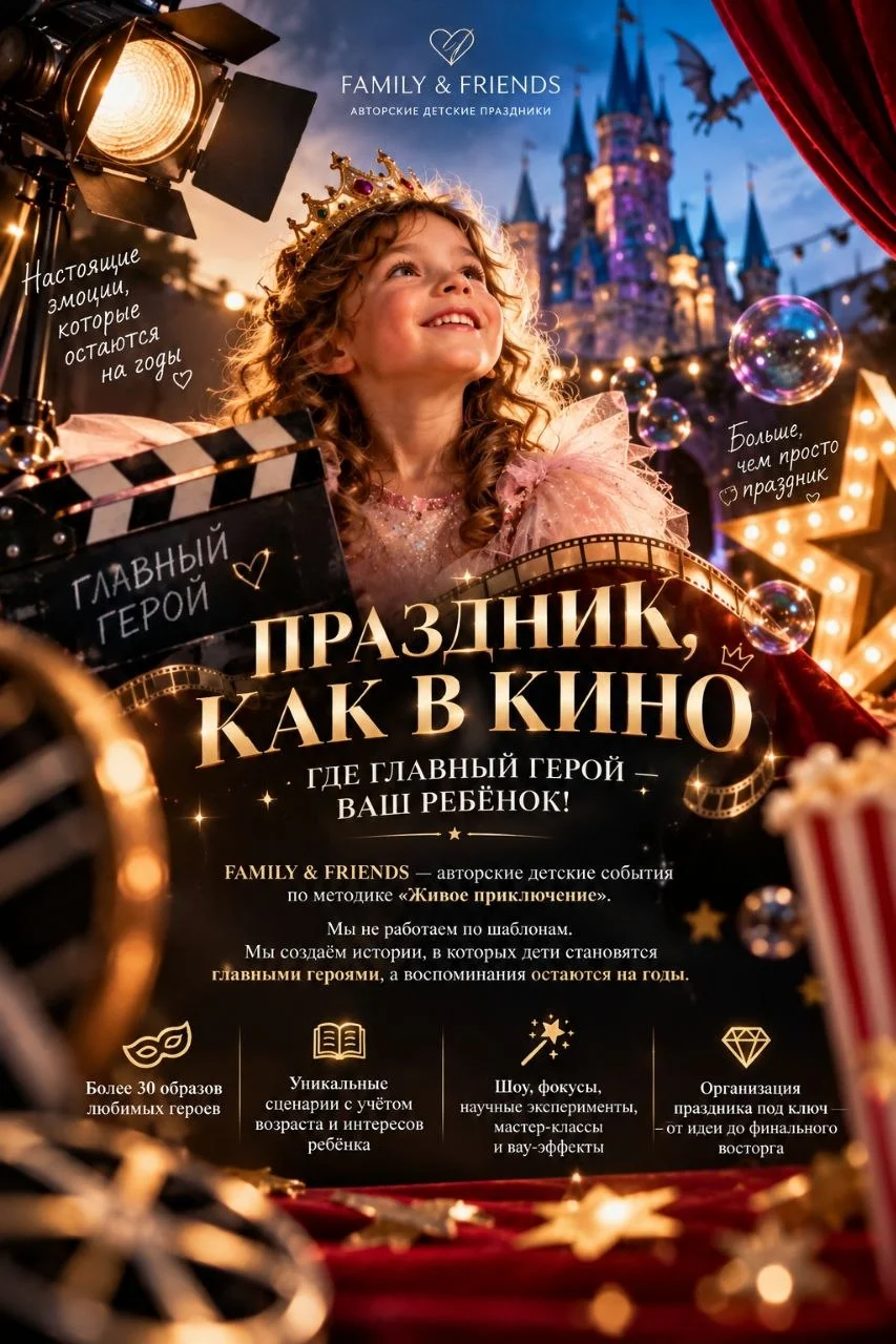 FAMILY & FRIENDS — авторские детские события (организатор Ирина)