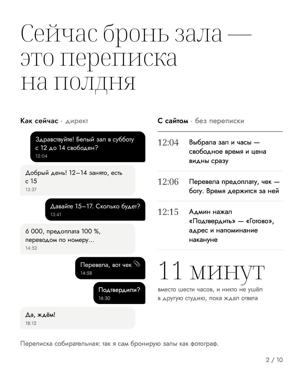 Создание сайтов для бизнесов и частных исполнителей 2