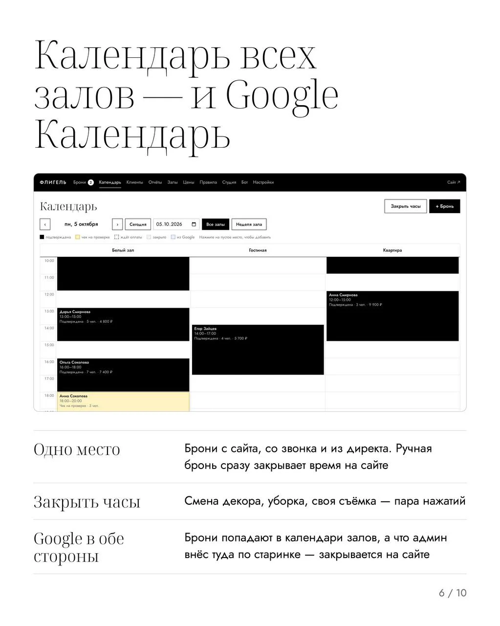 Создание сайтов для бизнесов и частных исполнителей 6